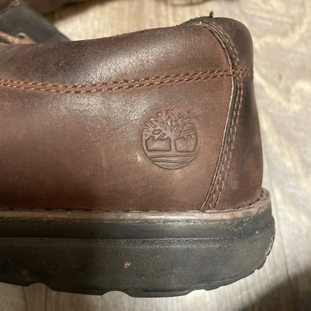 Timberland‎ Mens A14F4 Brown Leather Ortholite Lace Up Oxford Shoes Size 11